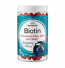Biotin - 60 Gummies Blueberry