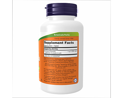 Graviola Now Foods 1000 mg - 90 tabs