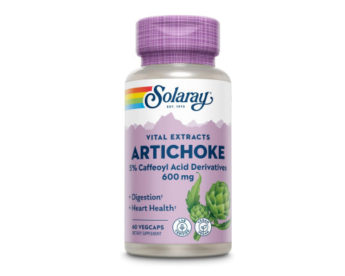 Екстракт листя артишок (Artichoke Leaf Extract) 600мг - 60 капсул