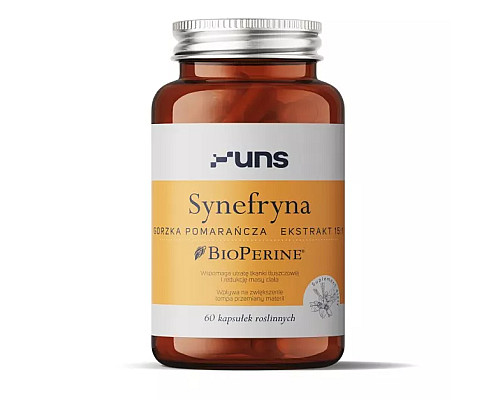 Synefryna+Bioperine UNS Vitamins - 60 caps