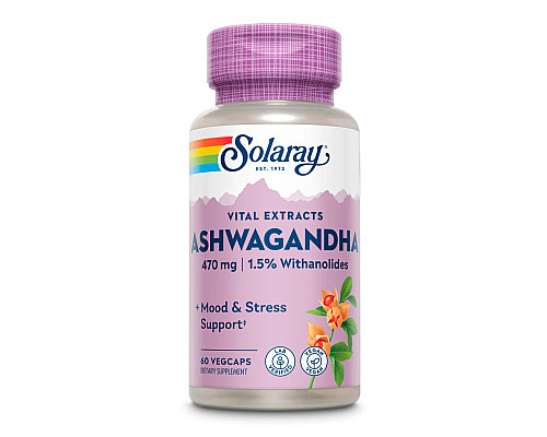 Ашваганда Ashwaganda Root Extract 470мг - 60 капсул
