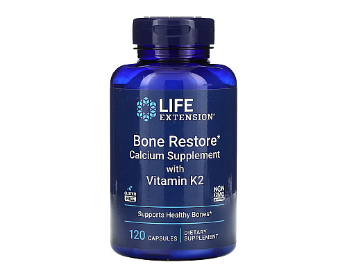 Вітаміни для кісток Bone Restore with Vitamin K2 - 120 капсул