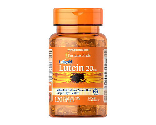 Лютеїн із зеаксантином Lutein 20мг with Zeaxanthin - 60 капсул