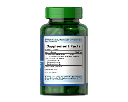 Соєві Ізофлавони (Non-GMO Isoflavones) 750мг - 120 капсул
