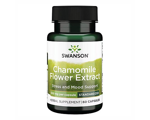Chamomile Flower Extract Standardized Apigenin 500 mg - 60caps