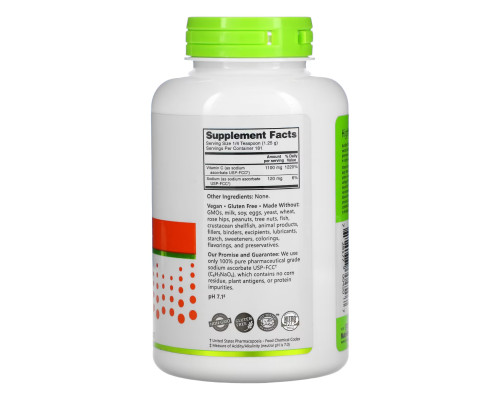 Аскорбату натрію Sodium Ascorbate Powder - 227г Аскорбату натрію Sodium Ascorbate Powder - 227г