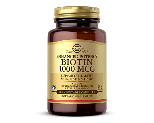 Біотин Biotin 1000мкг - 100 капсул