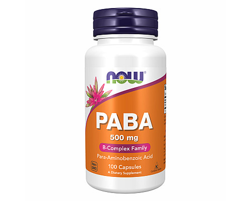 PABA Now Foods 500mg - 100 caps