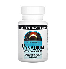Ванадій з хромом - Vanadium with Chromium - 90 таблеток
