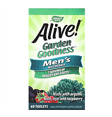 Alive Organic Garden Goodness Men - 60 tabs
