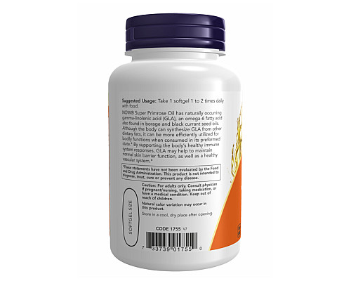 Super Primrose New Foods 1300mg - 120 sgels