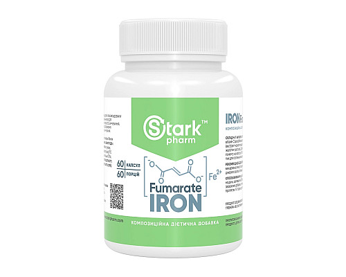 Фумарат заліза Iron Fumarate 50мг - 60 капсул