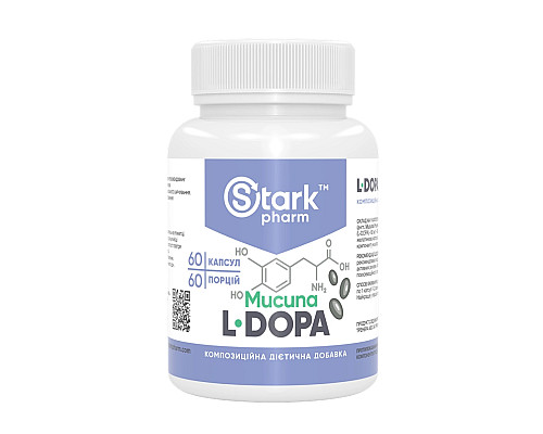 Екстракт мукуни L-Dopa Mucuna 400мг - 60 капсул Екстракт мукуни L-Dopa Mucuna 400мг - 60 капсул