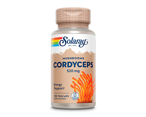 Гриб кордицепс (Cordyceps Mushroom) 520мг - 100 капсул