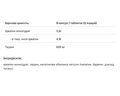 Creatine Monohydrate Allnutrition - 360caps