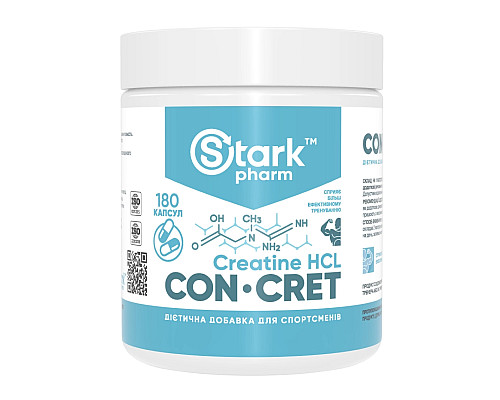 Креатин гідрохлорид Con-Cret 750мг - 180 капсул