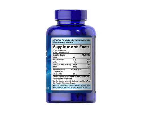 Hydrolyzed Collagen 1000 mg - 180 caps Hydrolyzed Collagen 1000 mg - 180 caps
