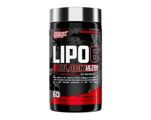 Жироспалювач Lipo 6 Black Ultra Concentrate - 60 капсул (EU version)