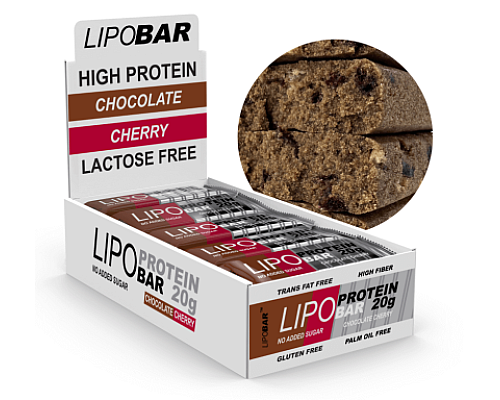 Lipobar - 20x50g Chocolate Cherry