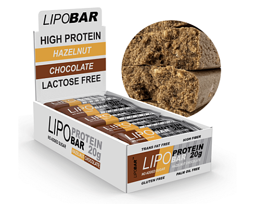 Lipobar - 20x50g Hazelnut-Chocolate