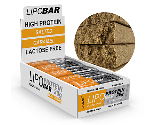 Lipobar - 20x50g Salted caramel