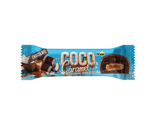 Кокосовий батончик Coco Caramel - 20x40г Шоколадний