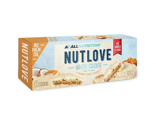 Nutlove -128g White Cookie Caramel Peanut Coconut