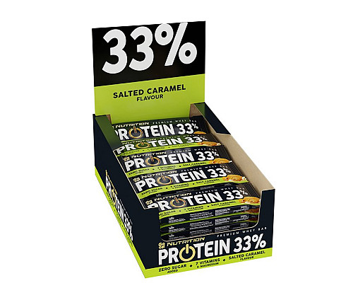 Protein 33% Bar - 25x50g Salted caramel Protein 33% Bar - 25x50g Salted caramel