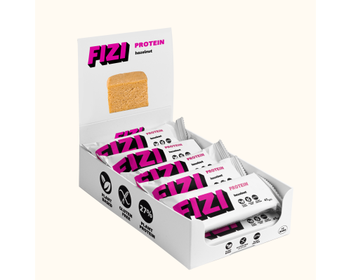 FIZI Protein Bar - 10х45g Hazelnut