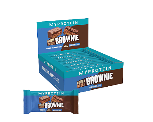 Double Dough Brownie  - 12x60g Chunky Chocolate