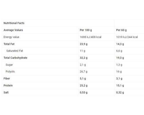 Tigger Zero Choco Protein Bar - 20x60g Marzipan Cake