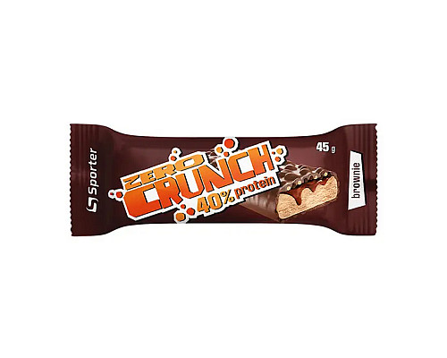 Zero Crunch 40% Protein 24x45g Brauni