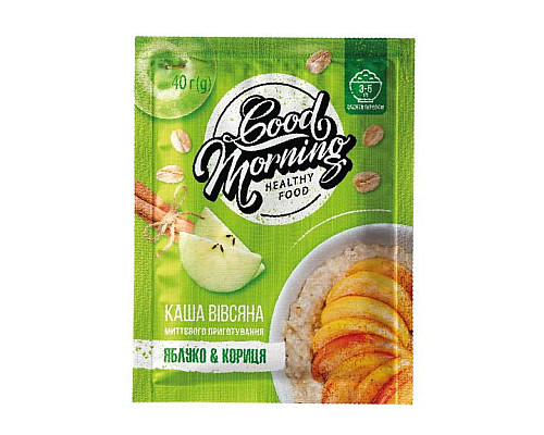 Good Morning Oatmeal - 30х40g Apple Cinnamon