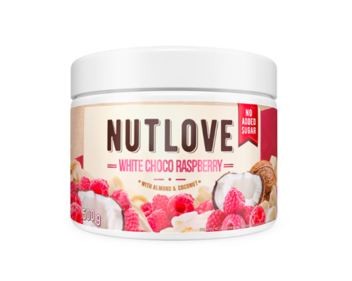 Nutlove White Chocolate Raspberry - 500g Almond Coconut