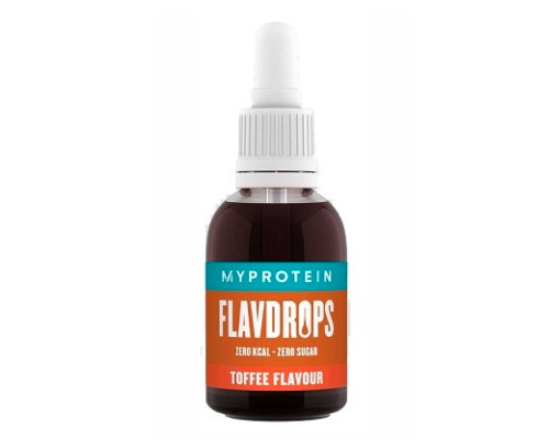 Flavdrops Myprotein - 50ml Toffe Flavdrops Myprotein - 50ml Toffe