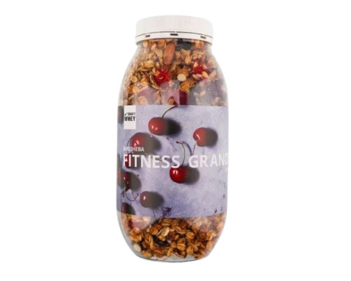 Фітнес гранули Fitness Granola - 450г Вишня з білком