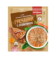 Суп миттєвого приготування - 30x20g Гречаний з яловичиною