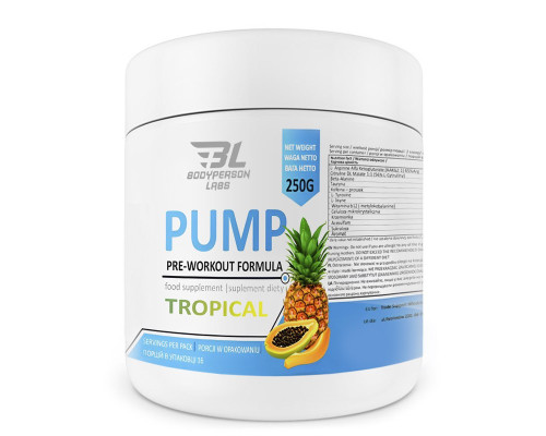 Pre-Workout Formula - 250g Tropical