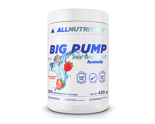 Big Pump Pre Workaut Formula - 420g Strawberry Big Pump Pre Workaut Formula - 420g Strawberry