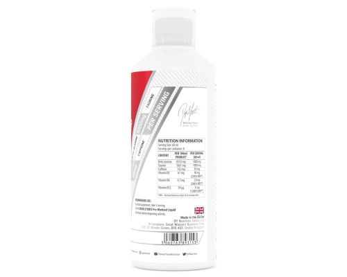 DY Nutrition Muscle Force PWO Liquid - 500ml Peach