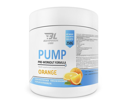 Pre-Workout Formula - 250g Orange