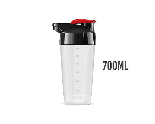 Шейкер SHAKER 700 мл K-SPORT SHK002, білий/прозорий Шейкер SHAKER 700 мл K-SPORT SHK002, білий/прозорий