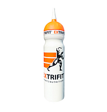 Bottle Short Nozzle Extrifit - 1000ml White