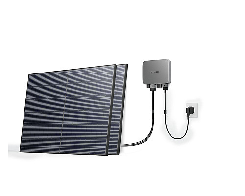 Комплект енергонезалежності EcoFlow PowerStream - мікроінвертор 600W + 2 x 400W стаціонарні сонячні панелі Комплект енергонезалежності EcoFlow PowerStream - мікроінвертор 600W + 2 x 400W стаціонарні сонячні панелі
