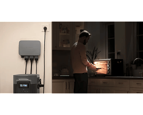 Комплект енергонезалежності EcoFlow PowerStream - мікроінвертор 800W + 2 x 400W стаціонарні сонячні панелі Комплект енергонезалежності EcoFlow PowerStream - мікроінвертор 800W + 2 x 400W стаціонарні сонячні панелі