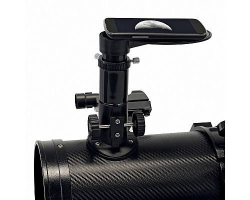 Телескоп Bresser Venus Solar 76/700 AZ Carbon з адаптером для смартфона (4541009)