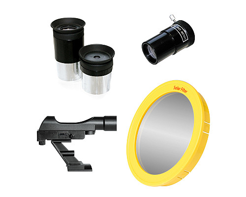 Телескоп Bresser Venus Solar 76/700 AZ Carbon з адаптером для смартфона (4541009)