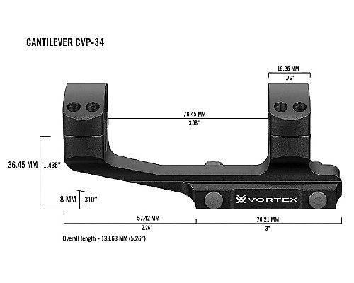 Кріплення Vortex Pro 34mm Cantilever mount (CVP-34)