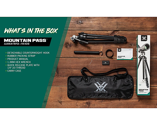 Штатив Vortex Mountain Pass Tripod Kit (TR-MTP)