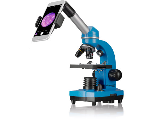 Мікроскоп Bresser Junior Biolux SEL 40x-1600x Blue з адаптером для смартфона (8855600WXH000)